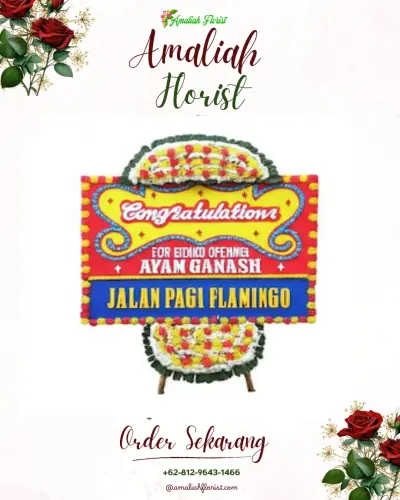 Bunga Papan Congratulation di Pandau Hilir